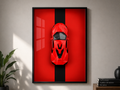 Cadre Murale Rouge Lykan HyperSport